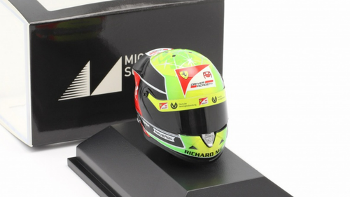 1/8 Schuberth 2020 Formula 2 Mick Schumacher Prema Racing #20 Formula 2 Champion Helmet Model