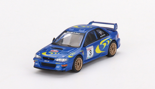 1/64 Mini GT Subaru Impreza WRC97 1997 Rally Sanremo Winner #3 Diecast Car Model