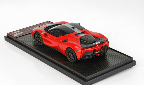 1/43 BBR Ferrari SF90 Stradale Assetto Fiorano (Rosso Corsa 322 Red) Resin Car Model Limited 99 Pieces