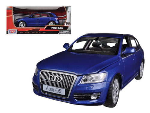 1/24 Motormax Audi Q5 Blue Diecast Car Model