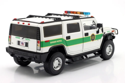 1/18 Highway61 2003 Hummer H2 US Border Patrol Diecast Car Model