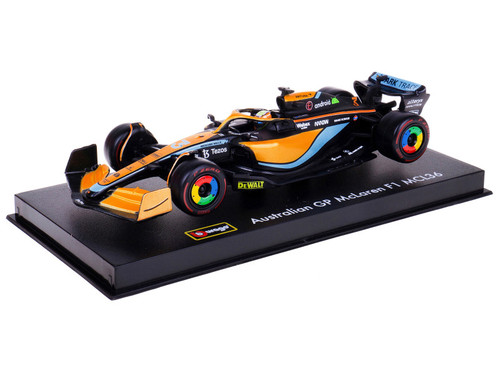 1/43 BBurago 2022 Formula 1 Daniel Ricciardo McLaren MCL36 #3 Elite Edition Car Model