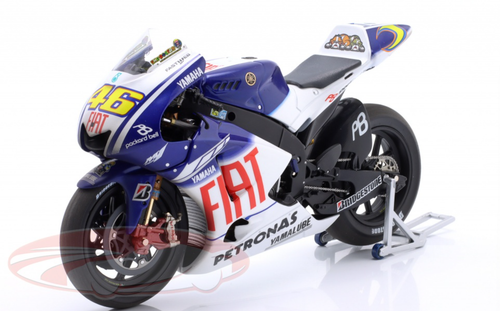 1/12 Minichamps 2009 Valentino Rossi Yamaha YZR-M1 #46 MotoGP World Champion Diecast Model