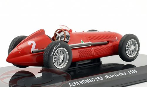 1/24 Premium Collectibles 1950 Formula 1 Nino Farina Alfa Romeo 158 #2 Formula 1 World Champion Car Model
