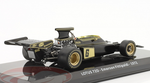 1/24 Premium Collectibles 1972 Formula 1 Emerson Fittipaldi Lotus 72D #6 Formula 1 World Champion Car Model