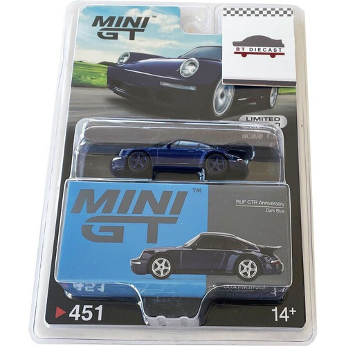 CHASE CAR 1/64 Mini GT Porsche 911 964 RUF CTR Anniversary (Dark