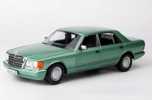 1/18 Norev Mercedes-Benz 560 SEL W126 (Metallic Green) Diecast Car Model