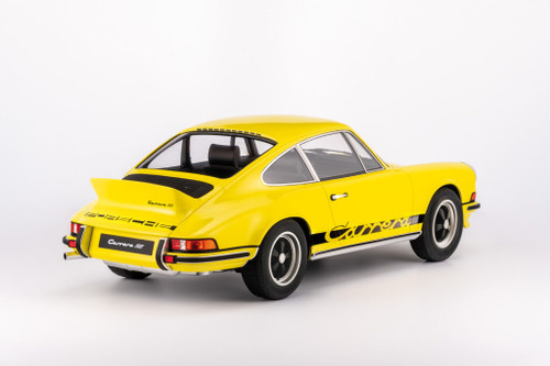 1/8 Minichamps 1972 Porsche 911 Carrera RS 2.7 lightweight Construction (Yellow with Black Stripe) Resin Car Model Limited 99 Pieces