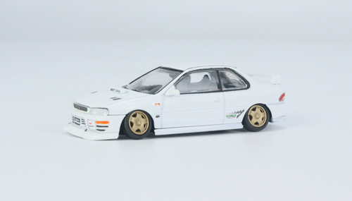 1/64 BM Creations Subaru Impreza WRX Type R 3, 4-6 -White Diecast Car Model