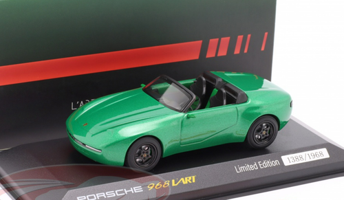 1/43 Dealer Edition 2021 Porsche 968 Arthur Kar (Green Metallic) Car Model