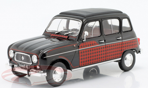 1/24 WhiteBox 1964 Renault 4L Parisienne (Black & Red) Car Model