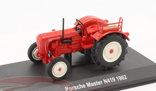 1/43 Hachette 1962 Porsche Master N 419 (Red) Car Model