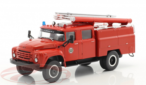 1/43 Altaya ZIL 130 AC 40 Fire Department Red Car Model