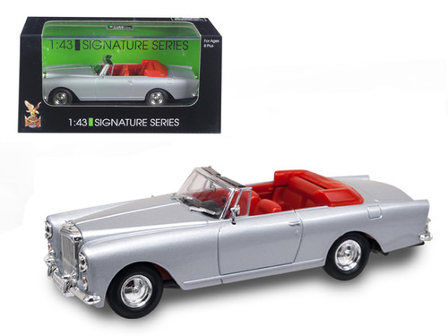 1/43 Road Signature 1961 Bentley Continental S2 Park Ward DHC Convertible Silver Diecast Car Model