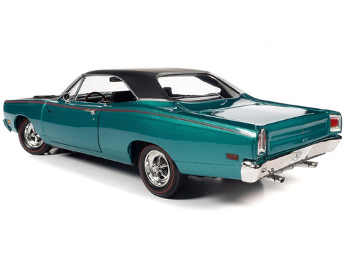 1969 Plymouth Road Runner Hardtop Petty Blue with Black Top and