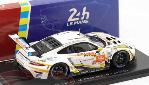 1/43 Spark 2022 Porsche 911 RSR-19 #46 24h LeMans Team Project 1 Matteo Cairoli, Mikkel O. Pedersen, Nicolas Leutwiler Car Model