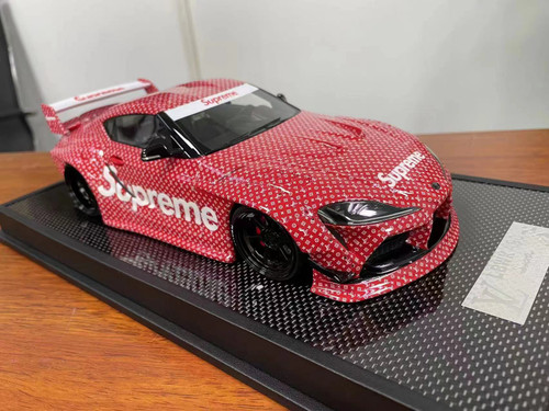 1/18 Runner Toyota Supra A90 Liberty Walk LB Supreme Theme Resin Car Model Limited 20 Pieces