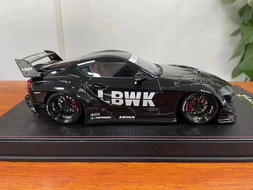 1/18 Runner Toyota Supra A90 Liberty Walk LB (Black) Resin Car Model Limited 20 Pieces