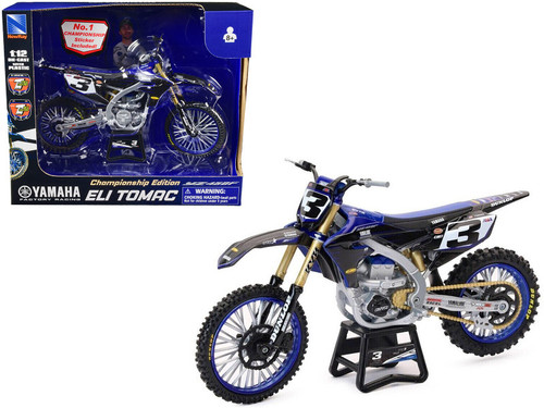Kawasaki KX 450 #3 Eli Tomac Factory Racing 1/12 scale Diecast Motorcycle  Model by New-Ray