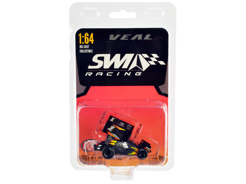 Winged Sprint Car #1 Jamie Veal "SWI Earthworks" SWI Engineering Racing Team (2022) 1/64 Diecast Model Car by ACME