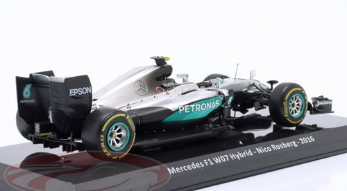 1/18 Mercedes F1 W07 Hybrid n.6 2nd Abu Dhabi GP 2016 Including 