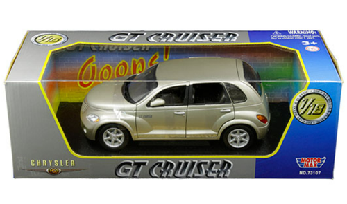 1/18 Motormax Chrysler GT Cruiser (Light Gold Metallic) Diecast Car Model