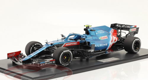 Spark 1/18 Alpine A521 - Victoire Ocon Hongrie 2021 - Edition Signée