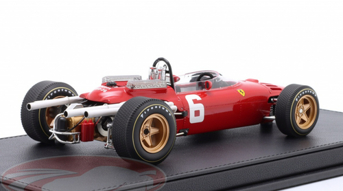 1/18 GP Replicas 1966 Formula 1 Ludovico Scarfiotti Ferrari 312 #6 Winner Italian GP Car Model