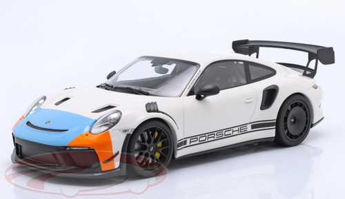 1/18 Minichamps Porsche 911 (991.2) GT3 RS MR Manthey Racing (White) Car Model Limited 200 Pieces