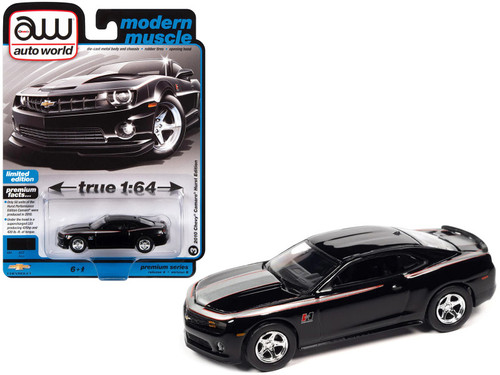 1/64 Auto World 2010 Chevrolet Camaro Hurst Edition (Black) Diecast Car Model