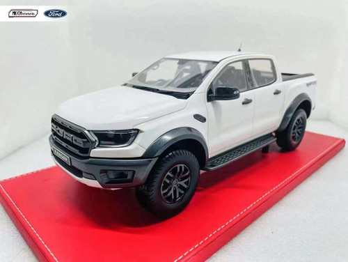 1/18 MK Miniatures & Trax 2019 Ford Ranger Raptor (White) Car Model