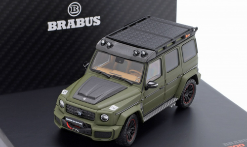 1/43 Almost Real 2020 Brabus G-Class Mercedes-Benz AMG G63 AMG Adventure Package (Matte Olive Green) Car Model