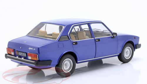 1/18 Mitica 1978 Alfa Romeo Alfetta Berlina 2000L (Blue Metallic) Car Model