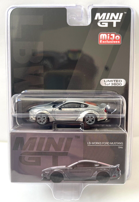 YM In Stock 1:64 LBWK GranTurismoS GTS Fight Grey Resin Diorama Car Model  Collection Miniature Carros Toys