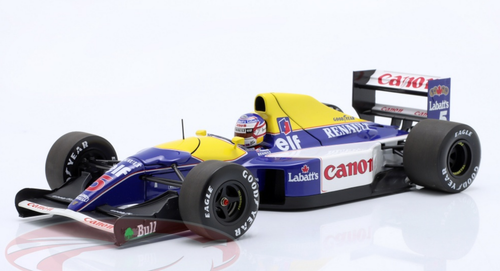 1/18 Minichamps 1992 Formula 1 Nigel Mansell Williams FW14B #5 World Champion Car Model