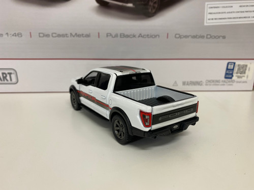 1/46 2022 Ford F-150 Raptor with Livery (White) Diecast Car Model