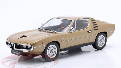 1/18 KK-Scale 1970 Alfa Romeo Montreal (Gold Metallic) Car Model