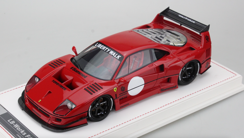 1/18 Ivy Ferrari F40 LB-Works Liberty Walk LBWK-F40 (Rosso Corsa Red) Resin Car Model Limited 99 Pieces