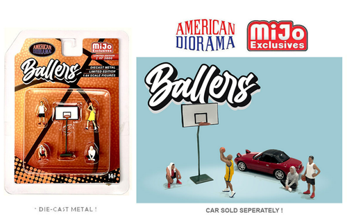 1/64 American Diorama Basketball Ballers Figure Set