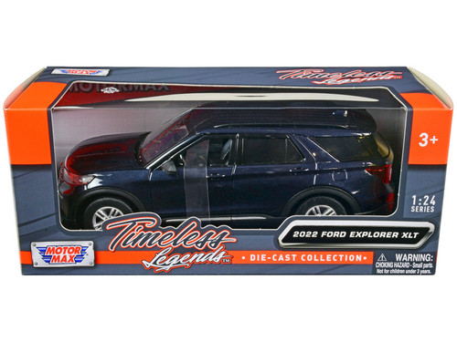 1/18 Motormax 2015 Ford Explorer XLT (Orange) Diecast Car Model