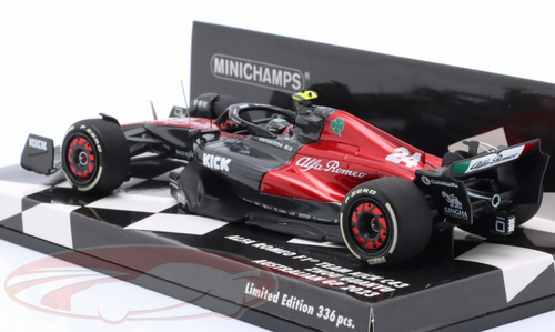 1/43 Minichamps 2023 Formula 1 Zhou Guanyu Alfa Romeo C43 #24 Australia GP Car Model