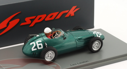 1/43 Spark 1957 Formula 1 Les Leston BRM P25 #26 Great Britain GP Car Model