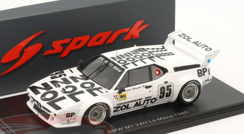 1/43 Spark 1986 BMW M1 #111 24h LeMans MK Motorsport Michael