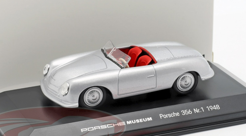 1/43 Dealer Edition 1948 Porsche 356 No.1 (Silver) Car Model