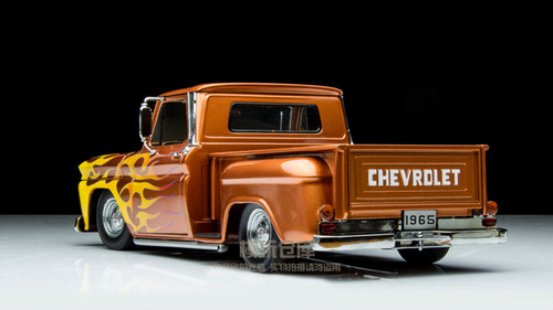 1/18 SS Sunstar 1965 Chevrolet Chevy C10 Pickup Truck (Orange / Brown) Diecast Car Model