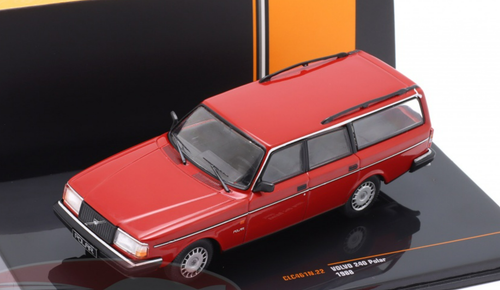 1/43 Ixo 1988 Volvo 240 Kombi (Polar Red) Car Model