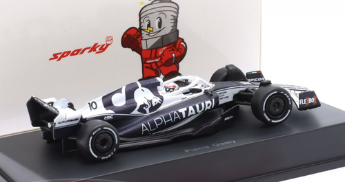 1/64 Spark 2022 Formula 1 Pierre Gasly Alpha Tauri AT03 #10 Car Model
