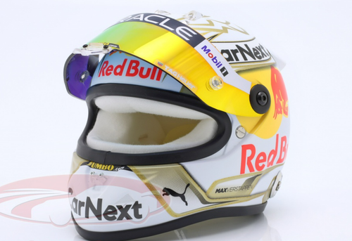 1/2 Schuberth 2022 Formula 1 Max Verstappen #1 Red Bull Racing Helmet Model