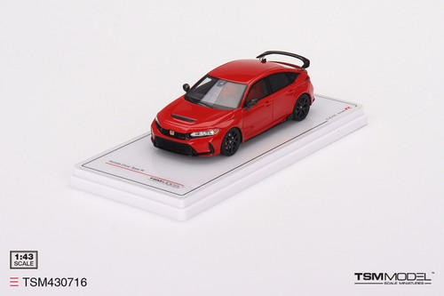 1/43 TSM 2023 Honda Civic Type R Rallye Red (LHD) Car Model