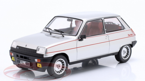 1/24 WhiteBox 1982 Renault 5 Alpine Turbo (Silver) Car Model